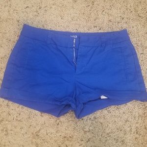 Blue shorts